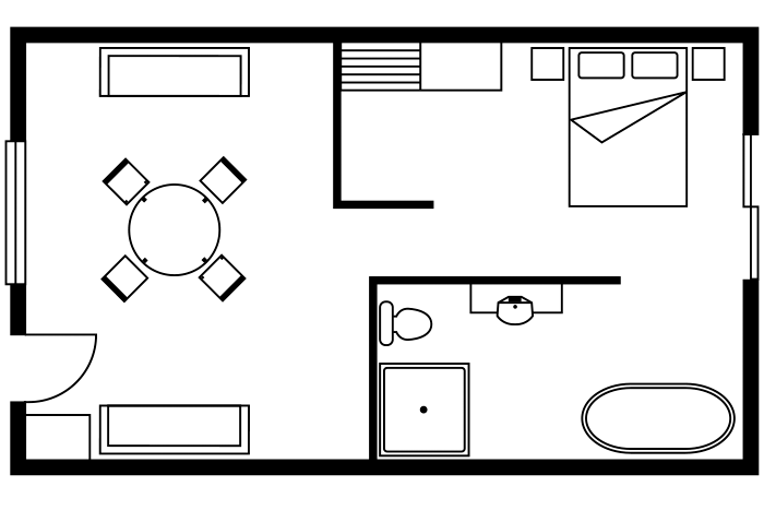 resort premiere suite room layout